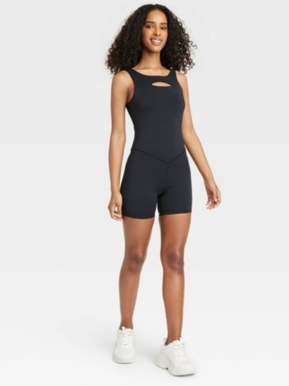 Joylab Black Strappy Back Women's Bodysuit Medium